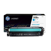 HP 508A Cyan Original LaserJet Toner Cartridge CF361A.